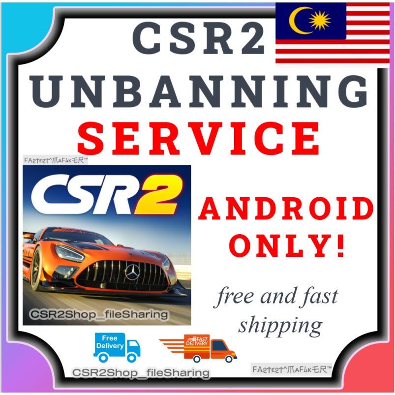 CSR 2 Account Unbanning Service | Shopee Malaysia