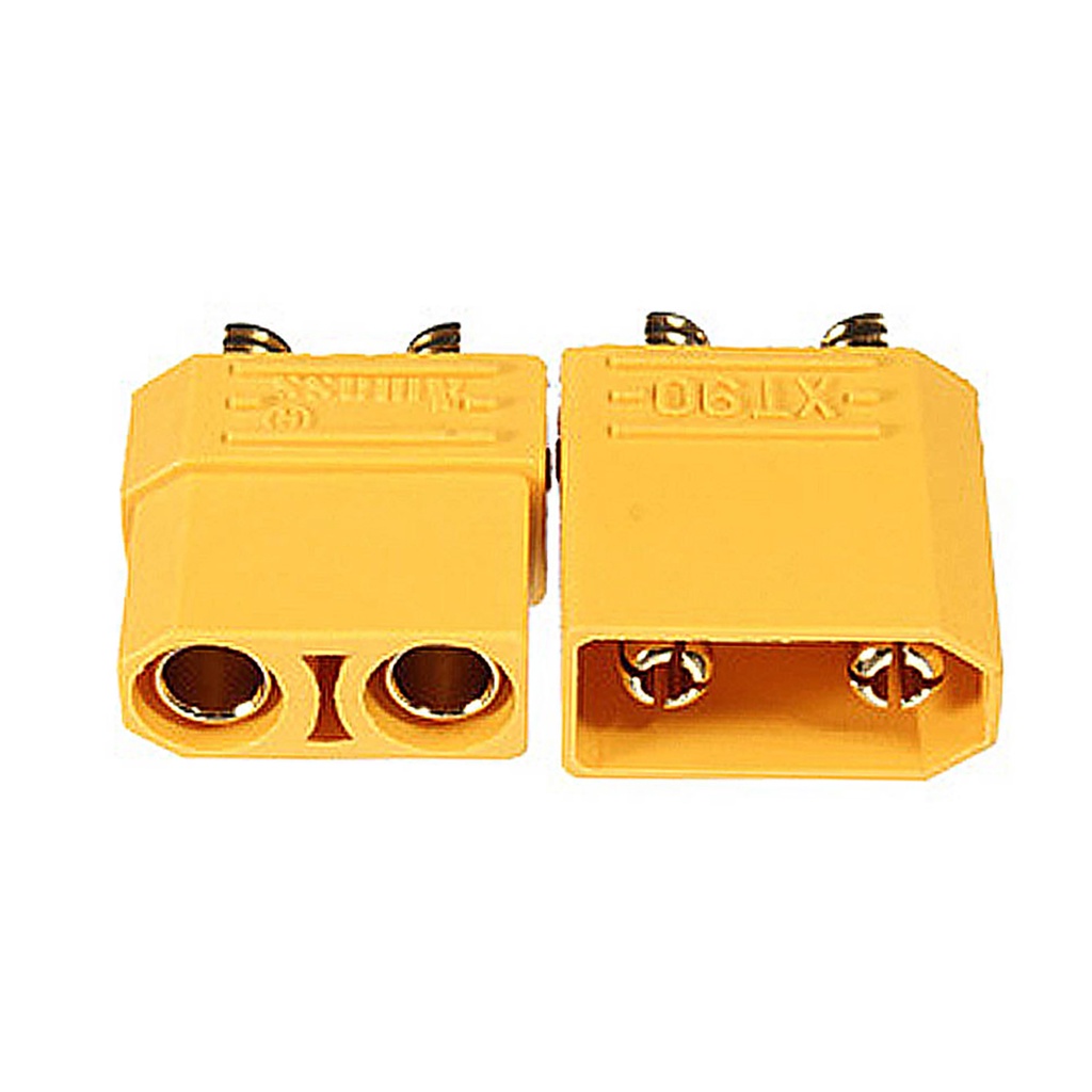 1 Pair Female Male XT90 Banana Plug Connector Adapter for RC LiPo