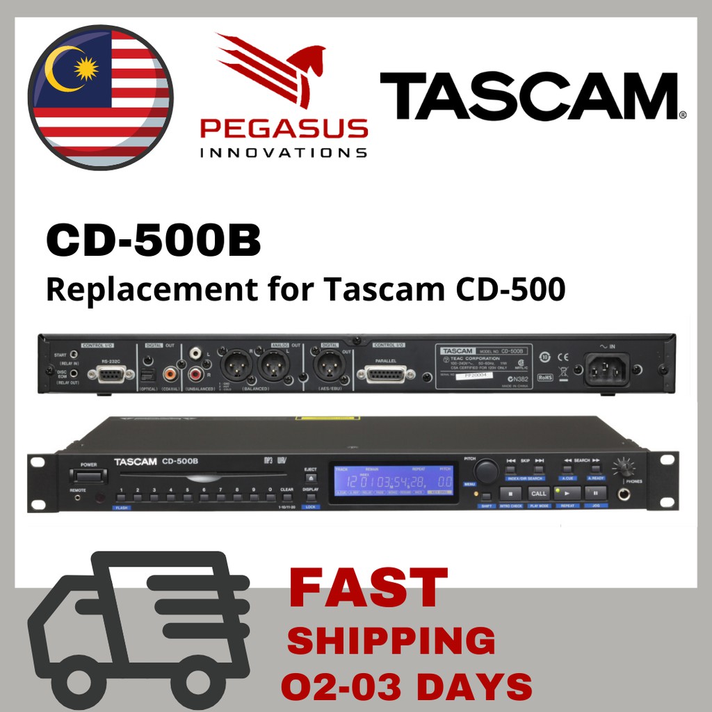 TASCAM CD-500B Replacement for Tascam CD-500 (CD500B) | Shopee