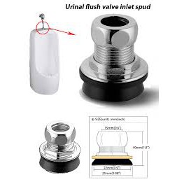 Valencia Urinal INLET SPUD FOR EXPOSED WC FLUSH VALVE | Shopee Malaysia
