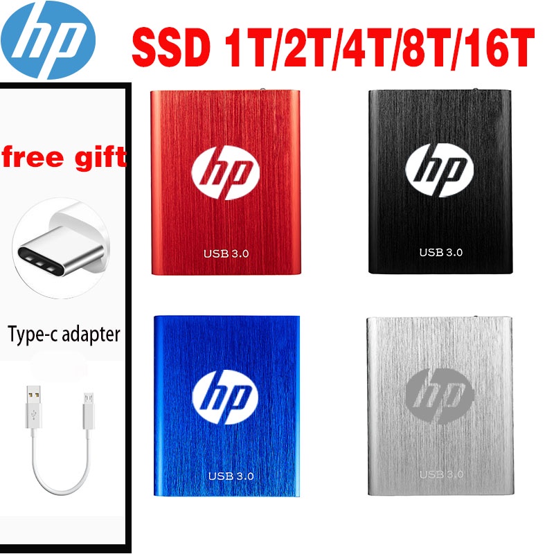 SSD HP External Hard Disk 16TB USB3.0 Hard Disk Portable 8TB Portable Hard Drive 4TB Expansion