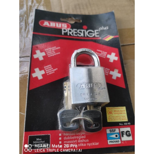 Abus 88/50 Maximum High Security Prestige Plus Padlock Made in Germany