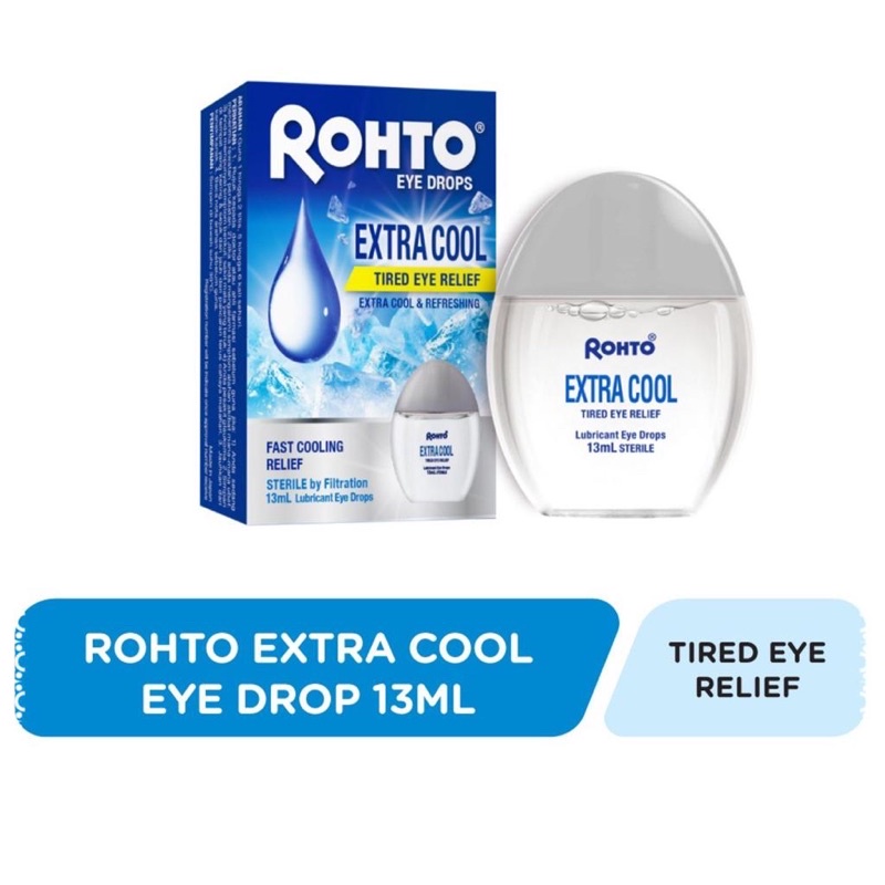 Rohto Dry Aid Eye Drops 13ml Rohto Extracool Eye Drops 13ml To Relief