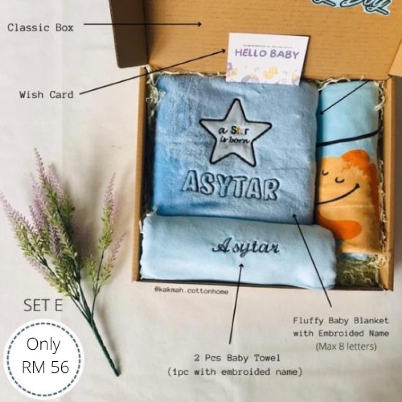 PREMIUM SURPRISE BOX SUPER SOFT BABY BLANKET/GIFT BOX/BABY GIFT/NEWBORN