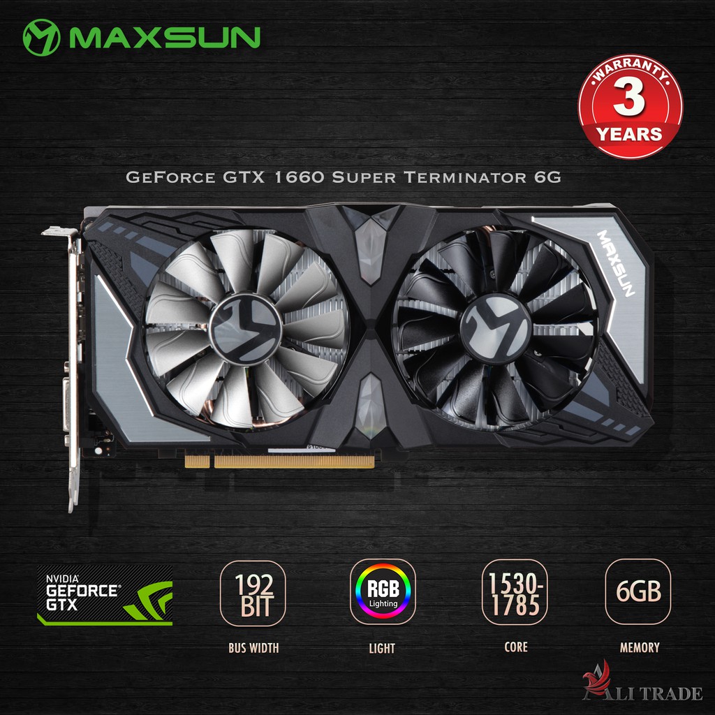 MAXSUN-GeForce GTX 1660 Super Terminator 6G | Shopee Malaysia