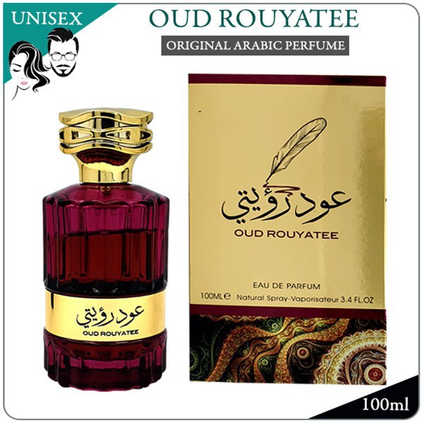 OUD ROUYATEE ORIGINAL ARABIC PERFUME EDP BY ARD AL ZAAFARAN DUBAI FOR UNISEX AGARWOOD FRAGRANCE READY STOCK