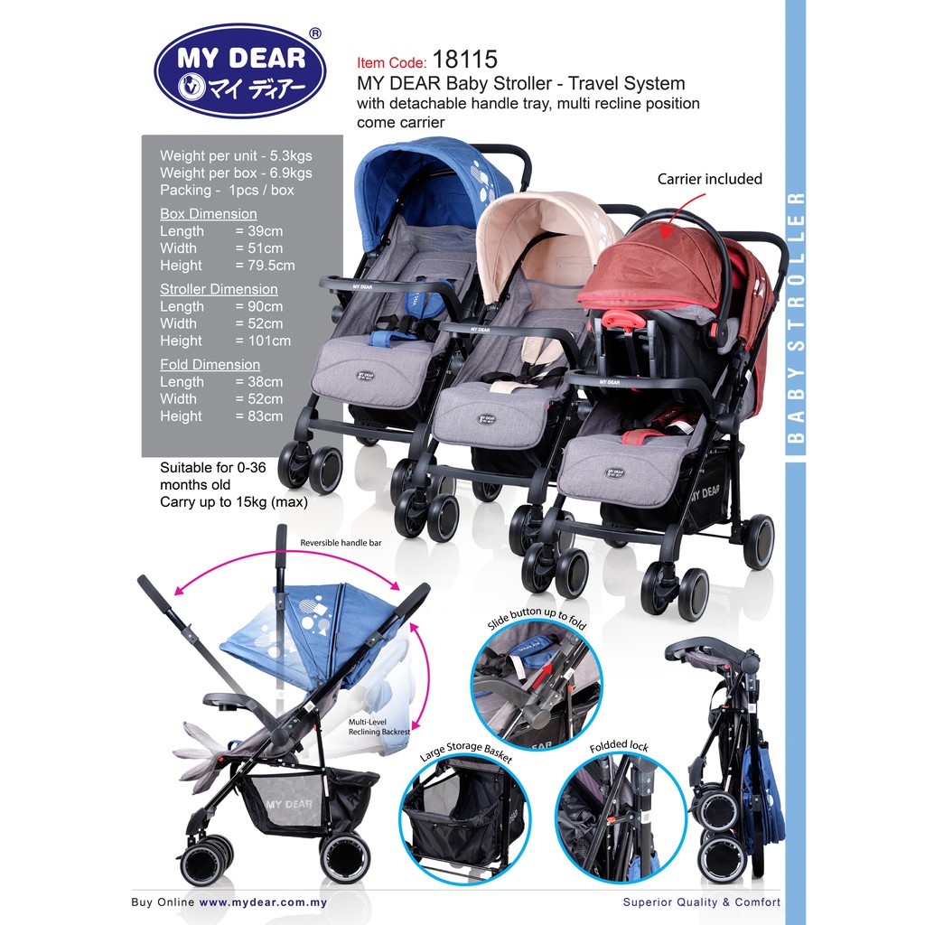 My shop dear stroller