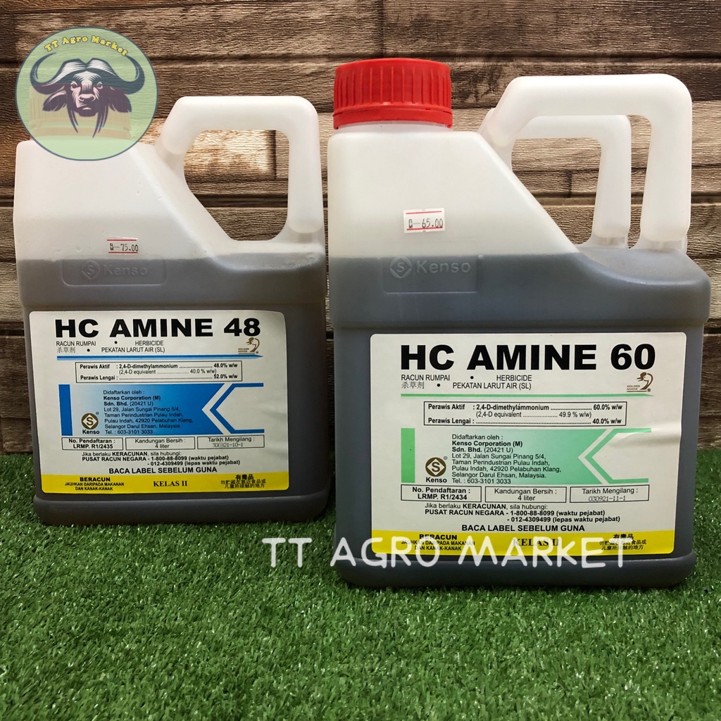 KEN-AMINE 600 / HC AMINE 48 & 600 4L Racun Rumput / RACUN RUMPAI ...