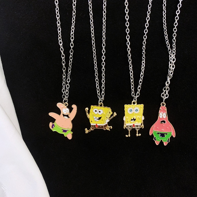 Spongebob and patrick on sale necklaces