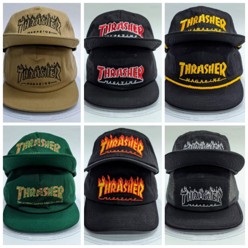 READY STOCK ] CAP THRASHER / BATHING APE VINTAGE 5 PANEL UNISEX