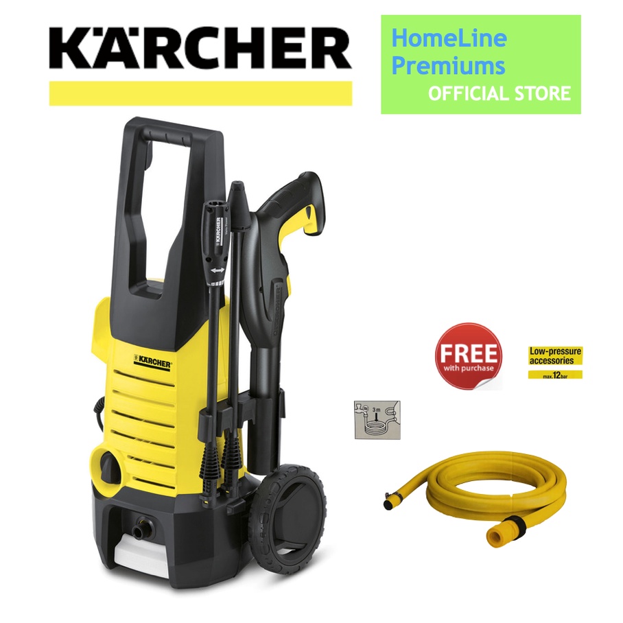 KARCHER K2360 HIGH PRESSURE WASHER 16016860 + FREE KARCHER GARDEN HOSE