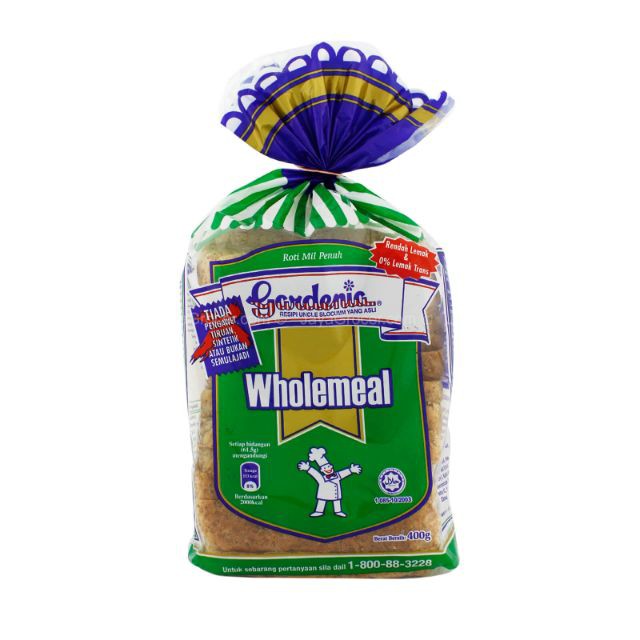 Roti Gardenia Wholemeal / roti Hijau | Shopee Malaysia