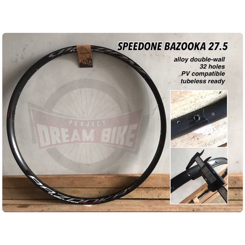 SPEEDONE BAZOOKA BICYCLE RIM 27.5 | Shopee Malaysia