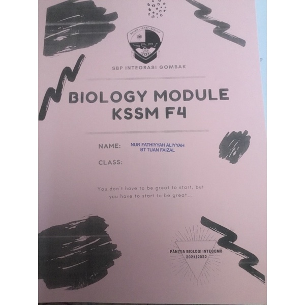 biology form 4 experiment report chapter 9 kssm