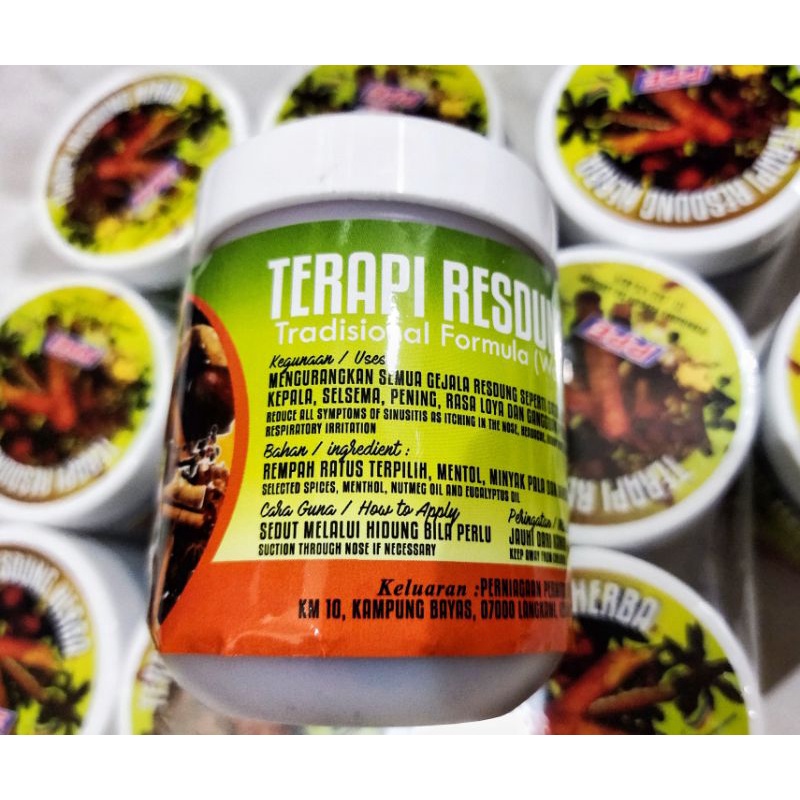 TERAPI RESDUNG HERBA TRADISIONAL FORMULA (WARISAN TOK SAJU) | Shopee ...