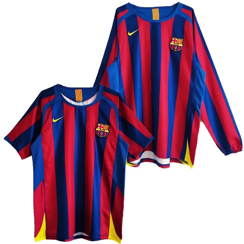 05-06 FC Barcelona retro jersey | Shopee Malaysia