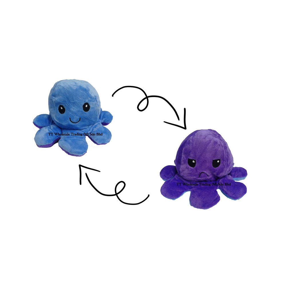 Fast Shipping 🚚💨 10cm*20cm Flip Over Octopus Plush Toy(DCBR-019 ...
