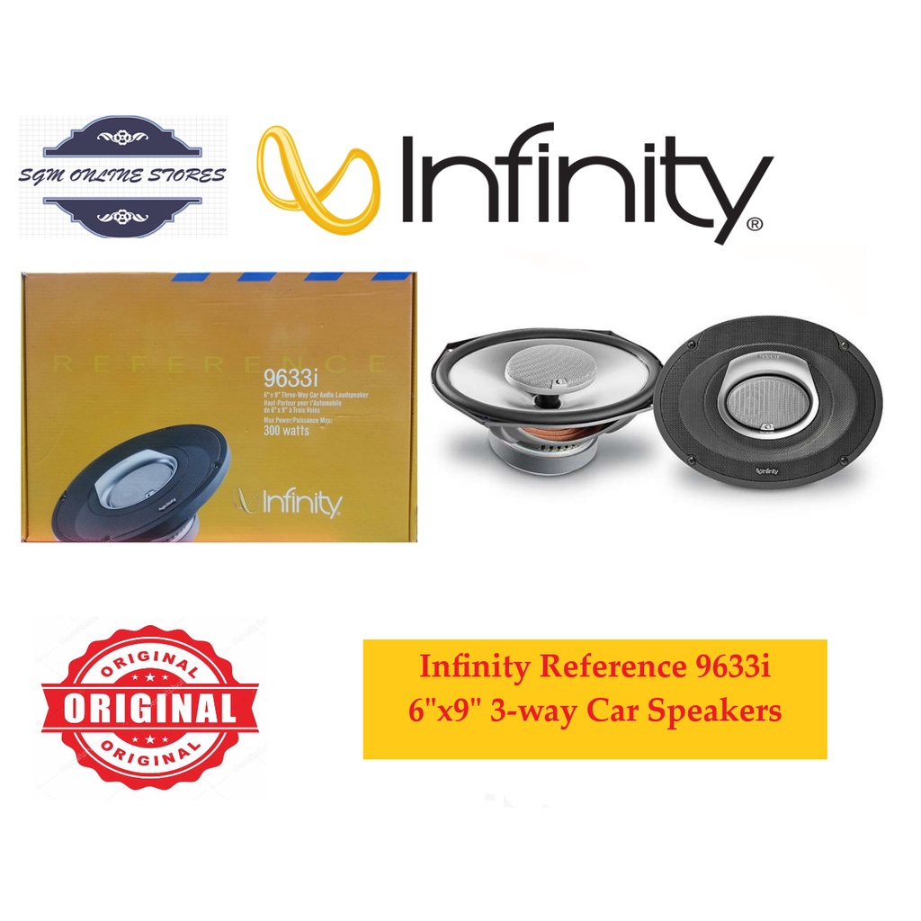 Infinity Reference 9633i 6x9 3Way Car Speaker Proton / Honda / Toyota