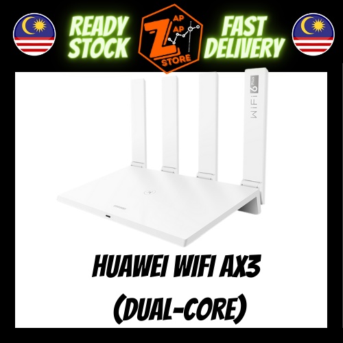 Huawei WiFi AX3 Wireless Router (WiFi6-AX3000, Dual-Core, Gigabit ...