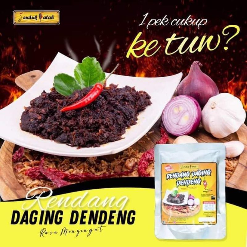 [AYA] Ready to eat rendang daging dendeng by SENDUK PATAH (SMALL PACK ...