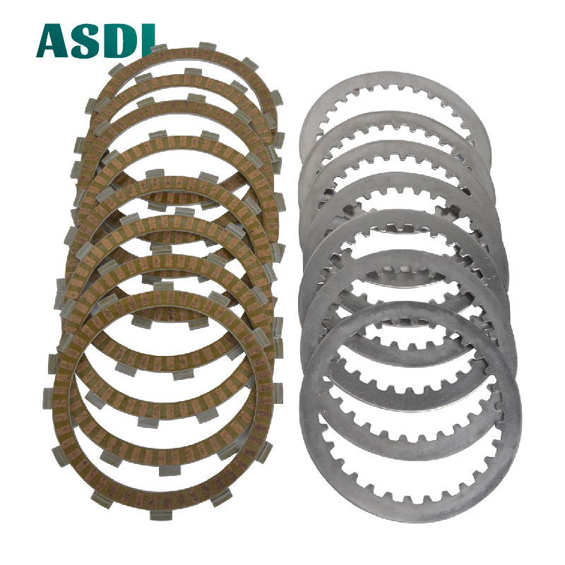 Cyleto Kit Pastiglie Freno Anteriori E Posteriori Per Kawasaki VN800 (1999-2006) E VN900 Vulcan (2007-2014), Materiale Semi-metallico