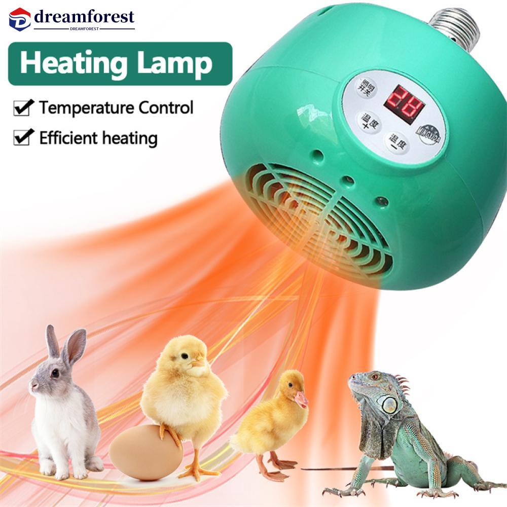 DREAMFOREST Farm Smart Heating Lamp Warm Light Chicken Poultry Breeding Thermostatic Temperature