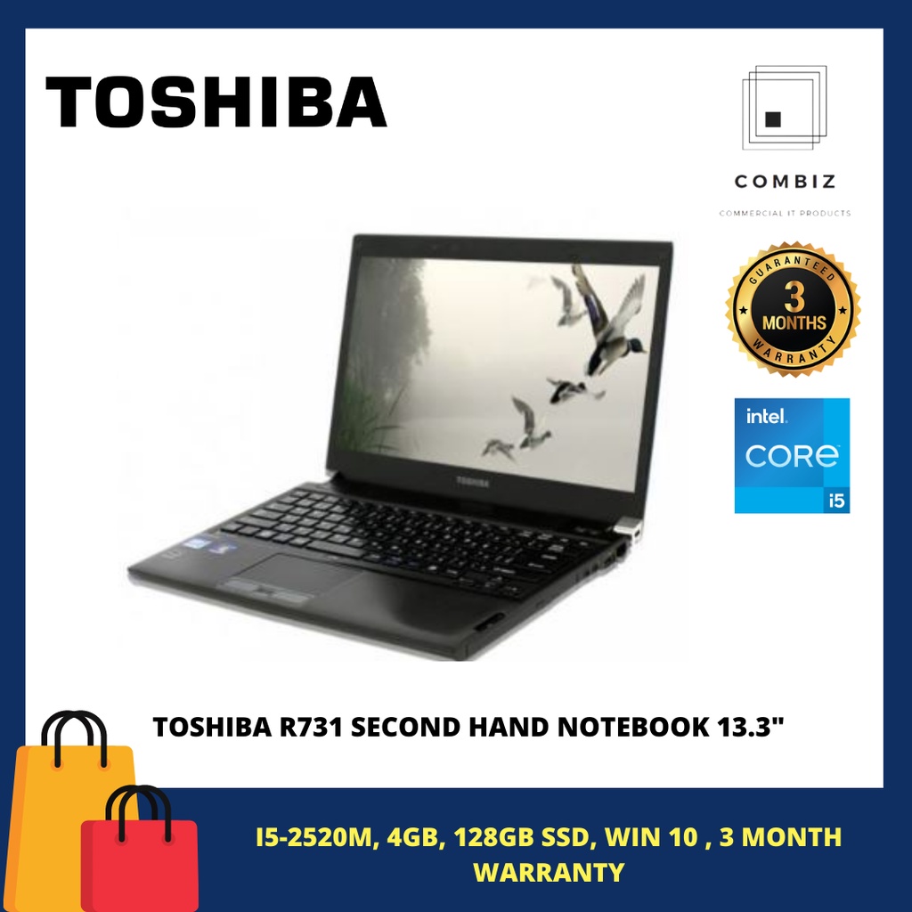 Toshiba R731 Second Hand Notebook 13.3