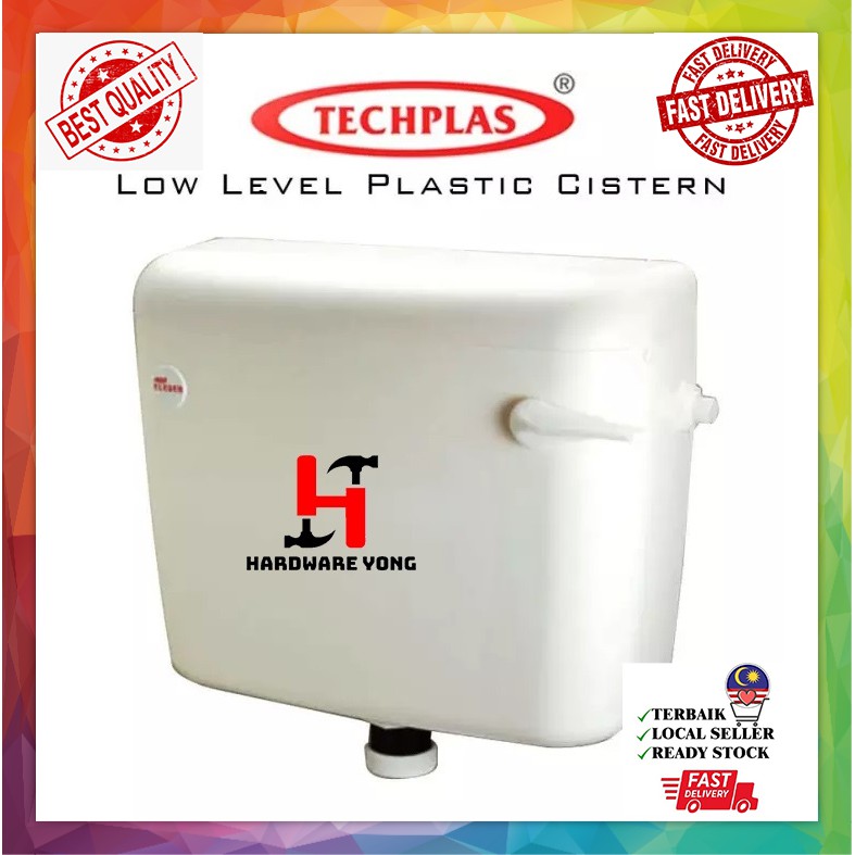 Techplas 9liter Elegen Plastic Cistern High Low Level 1104 1103 Pam