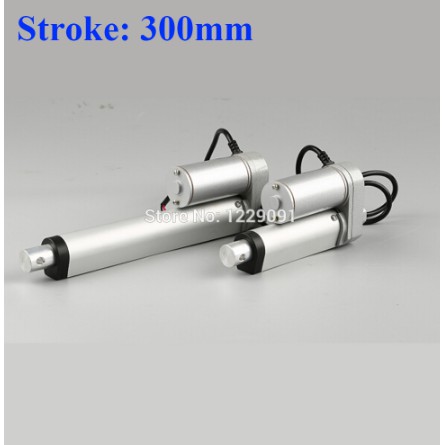 12V Linear Actuator With Remote Control – 2000N/120N/250N/700N/900N Force, 16inch Or 40inch Stroke Length-820356