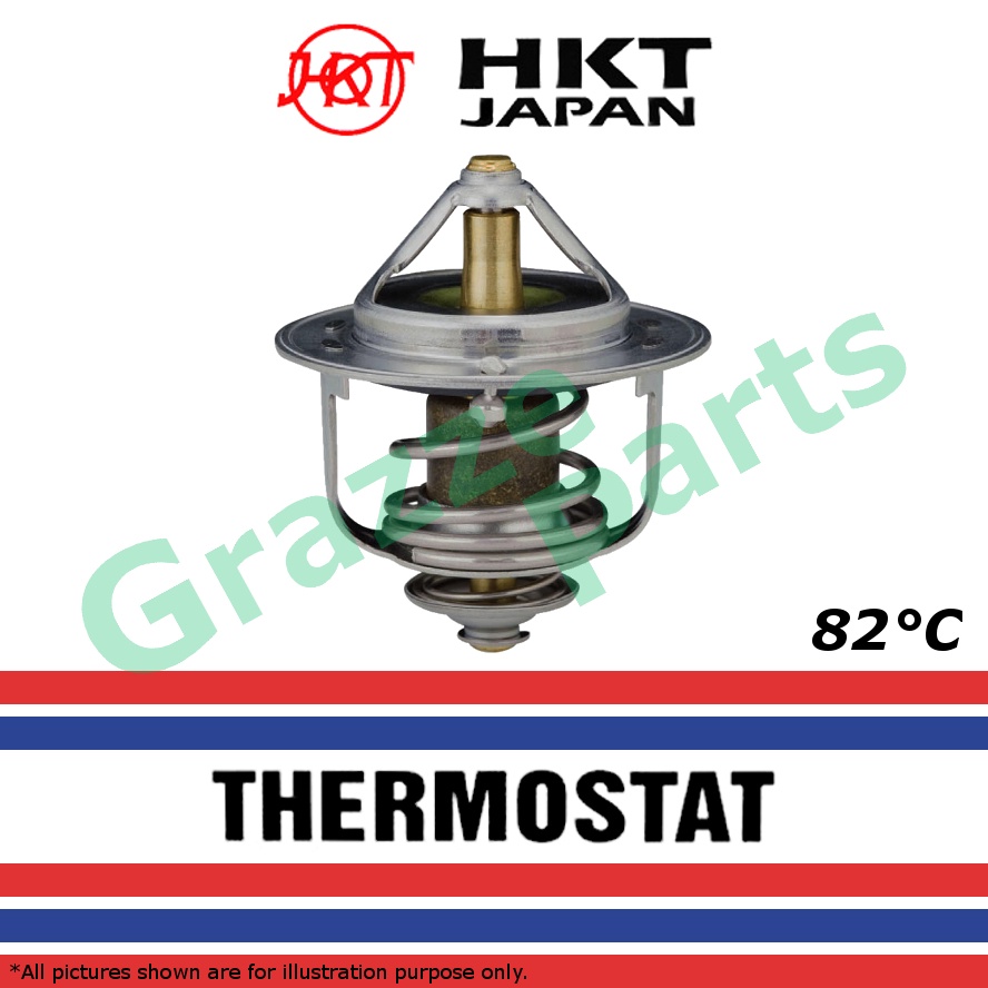 HKT 100% Made In Japan Radiator Coolant Thermostat ZB54I-82 Isuzu Hicom ...