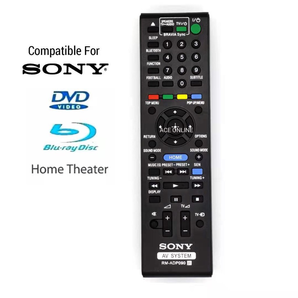 Sony home on sale theater remote