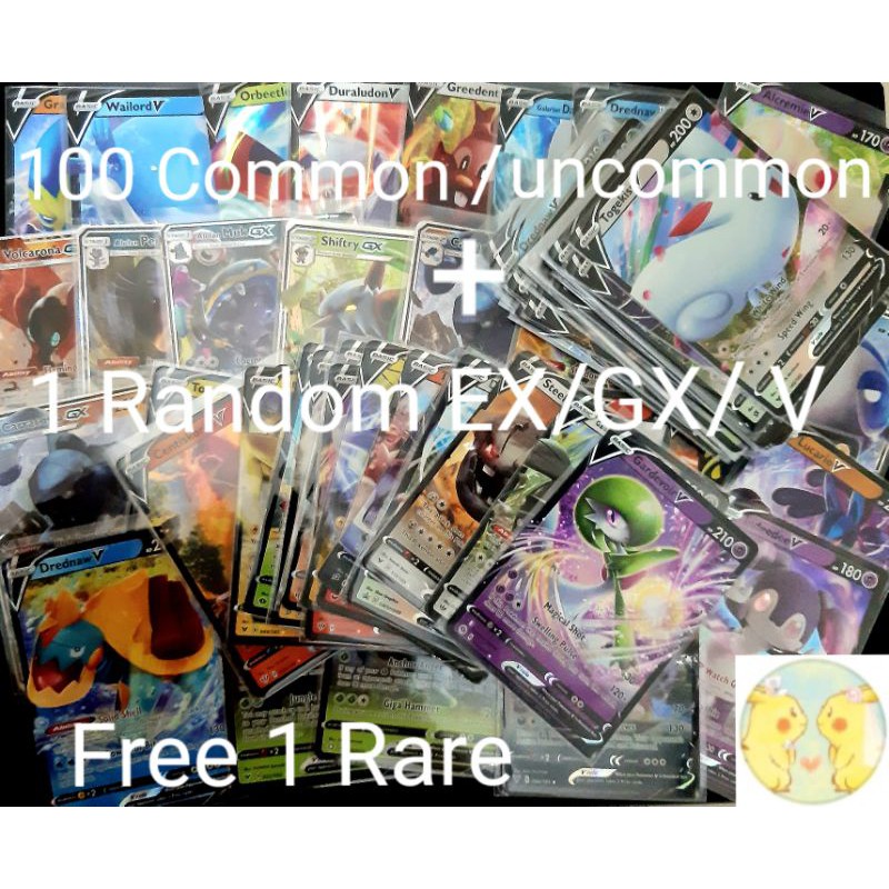 Pokemon TCG PTCG 50 pieces Bulk Cards (Random-Pokemon Only) 100 ...