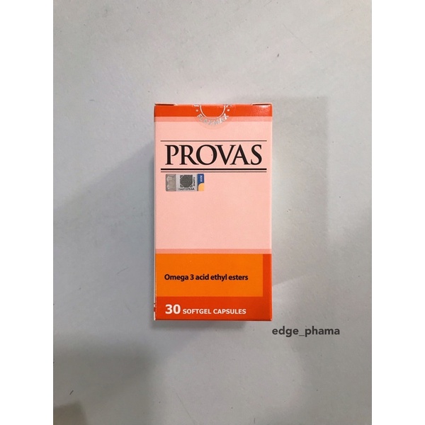 Provas (Omega 3 acid ethyl esters) 30/60 soft gel capsules Shopee