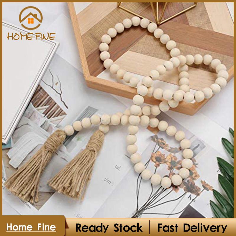 80 cm wood beads garland with