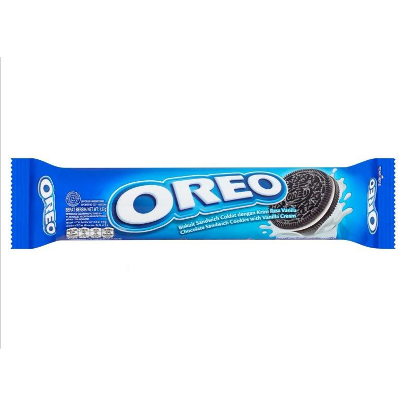 Oreo Original Chocolate Sandwich Cookies With Vanilla Flavored Cream 