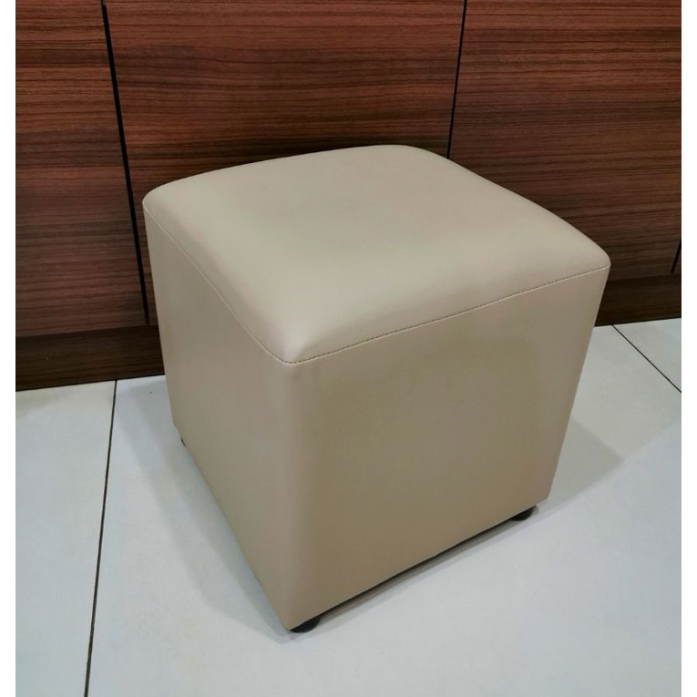 Stool PVC Leather Small Stool Sofa Footstool Bench Bangku Segiempat ...