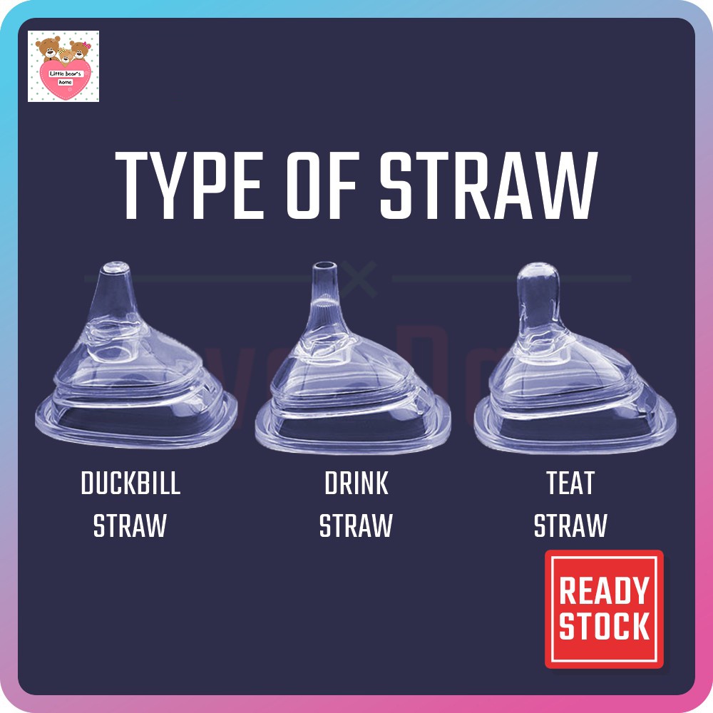 (Not original)Baby Bottle Hegen Suction Straw 360 Gravity Ball Learning ...