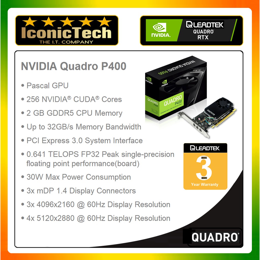 Nvidia quadro p400 discount cuda