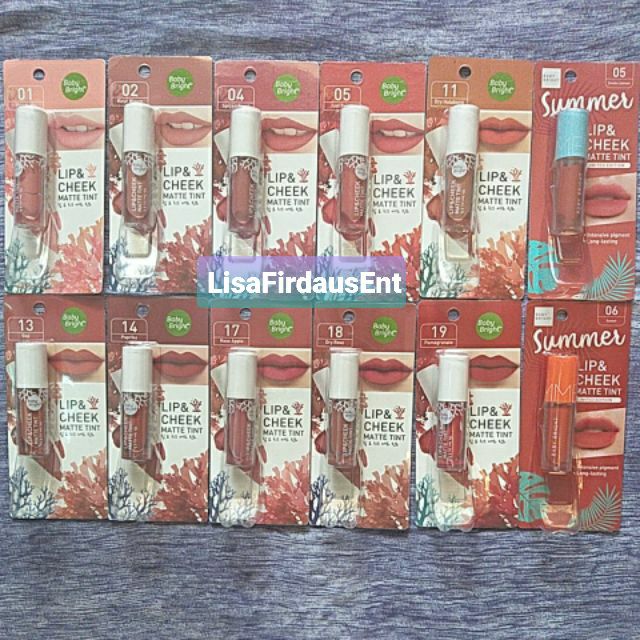 Baby Bright Lip & Cheek Matte Tint (ORIGINAL Thailand) | Shopee Malaysia