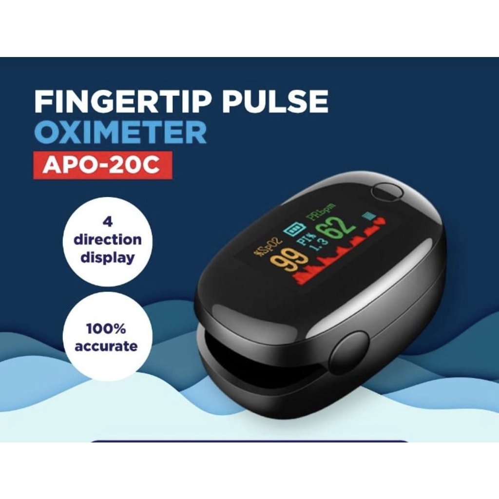 Fingertip Pulse Oximeter Accurate & Fast Spo2 Reading Oxygen Meter Heart Rate Monitor Shopee