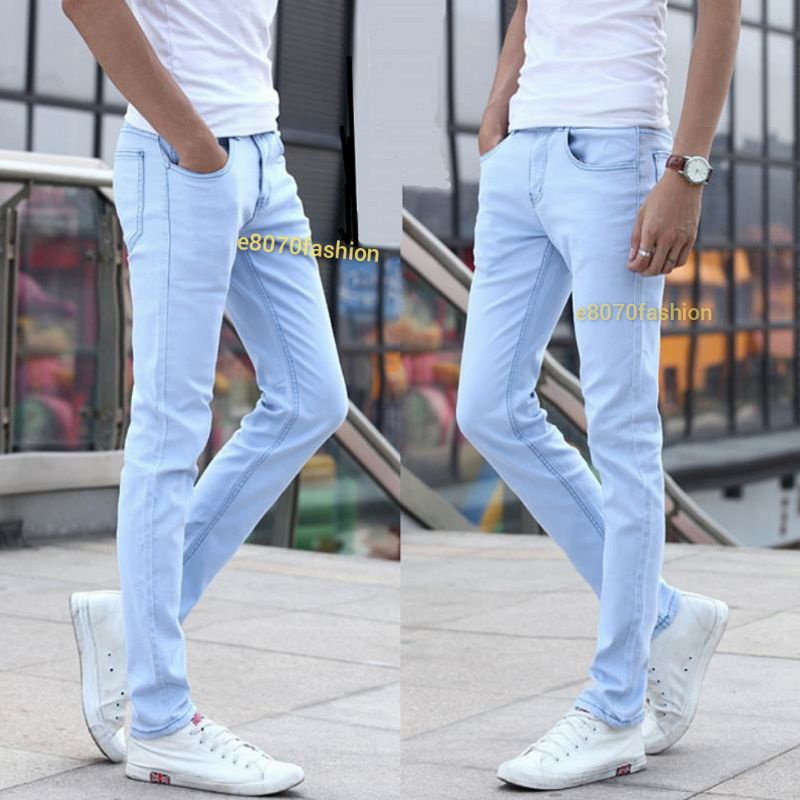 [READY STOCKS 26-40]Skinny/Slim Fit Jeans Pants For Men & unisex ...