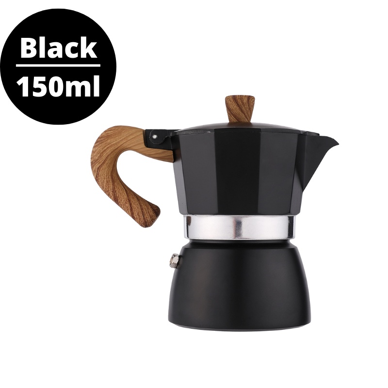 [300ML] Premium Aluminum Moka Pot Espresso Maker.Italian styel Coffee