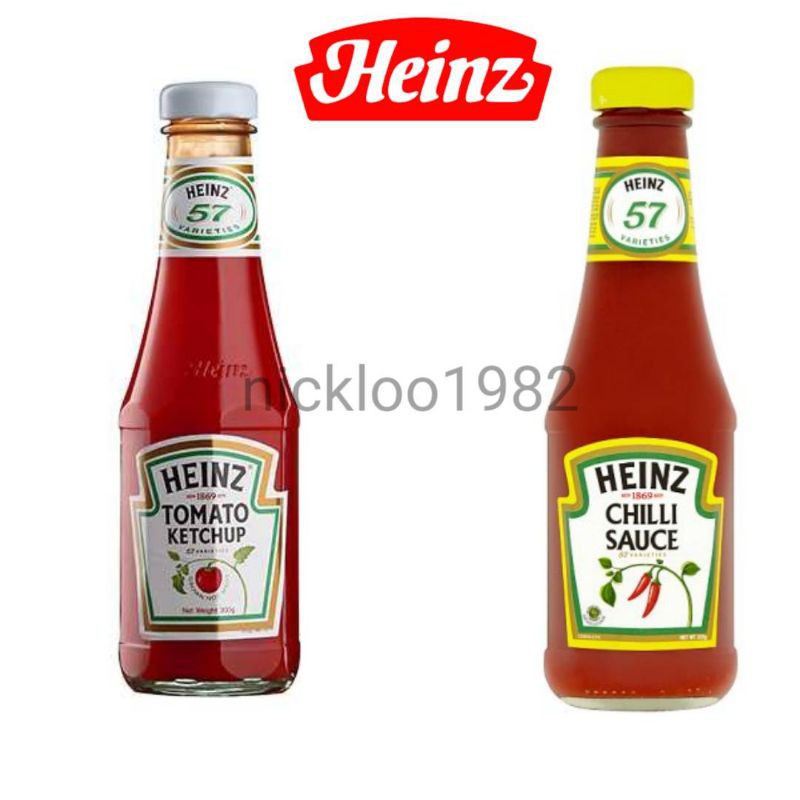 HEINZ sos cili chili sauce 320g / heinz sos tomato tomato sauce