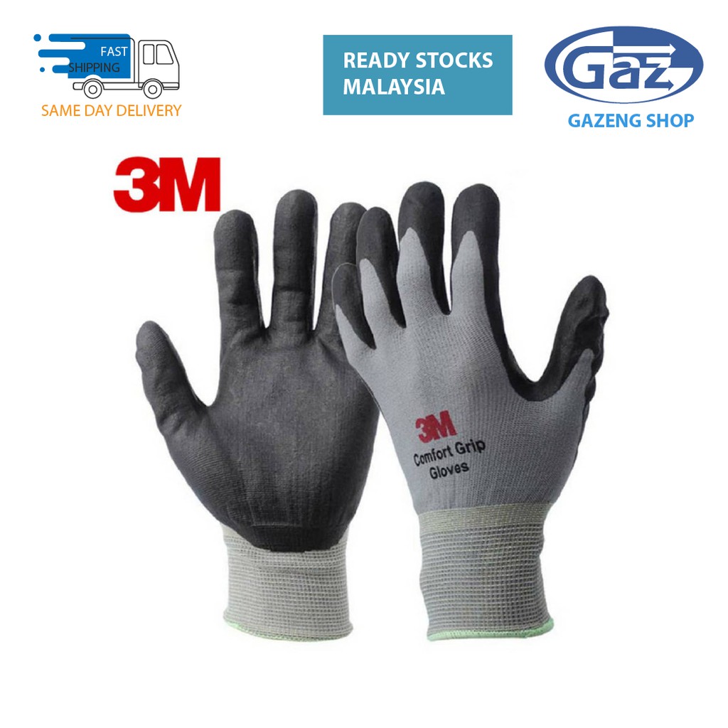 3M Comfort Grip Gloves Nitrile Foam Coated Gloves For multiple