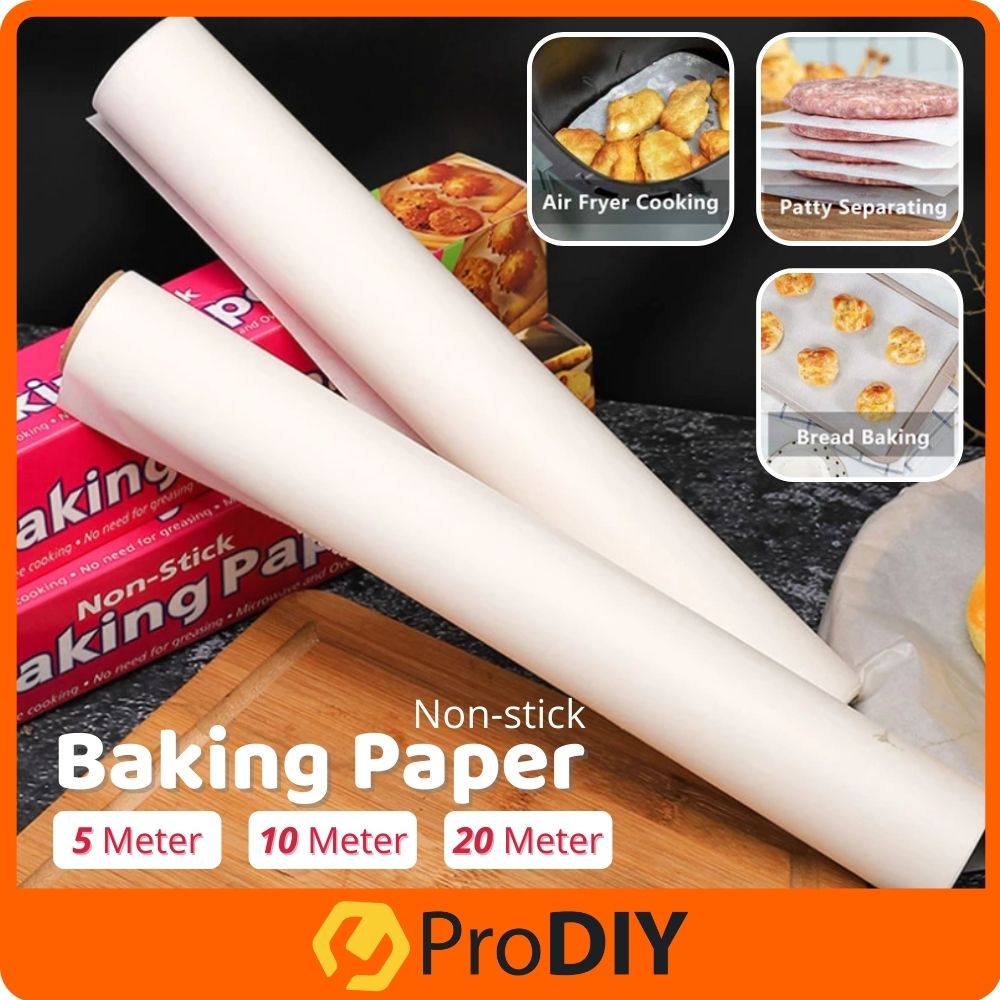 35/10/20/5M NonStick Cookie Sheet Parchment Paper Baking Sheets Pan Line  Paper Oil Paper Butter Non-stick Paper - AliExpress