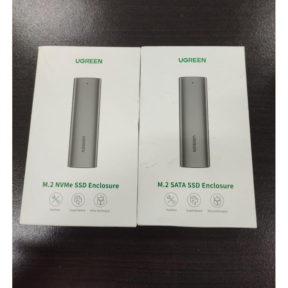 UGREEN M.2 SATA / NVMe SSD Enclosure CM400 *Box Dented* Shopee Malaysia