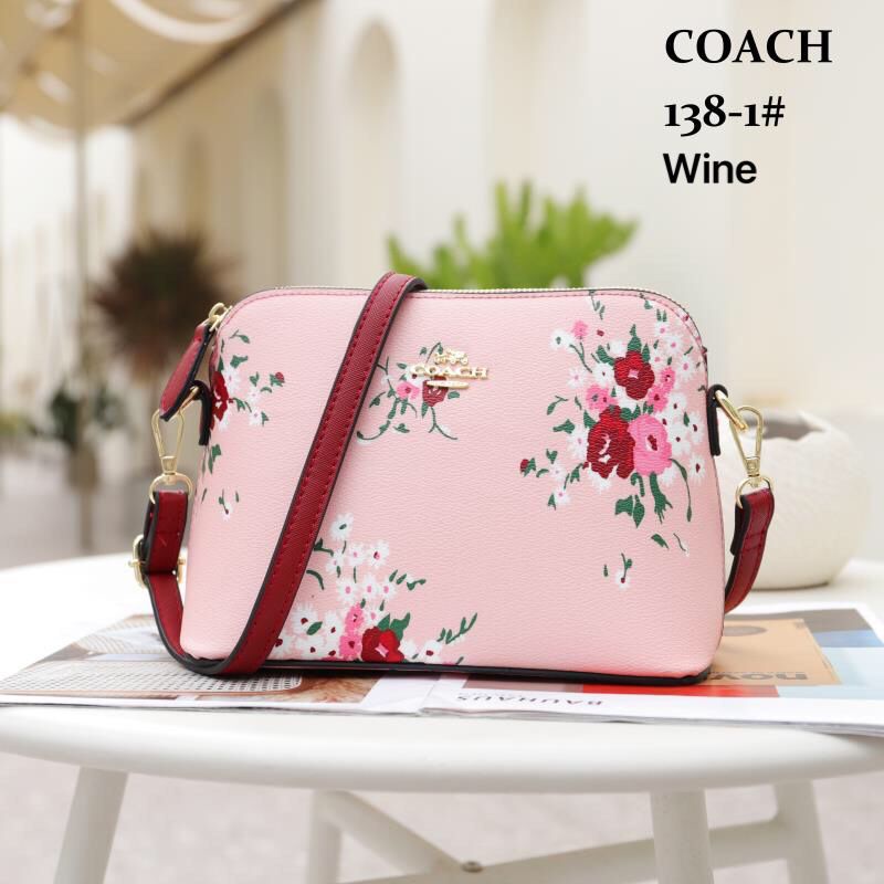 Coach sling bag flower hotsell