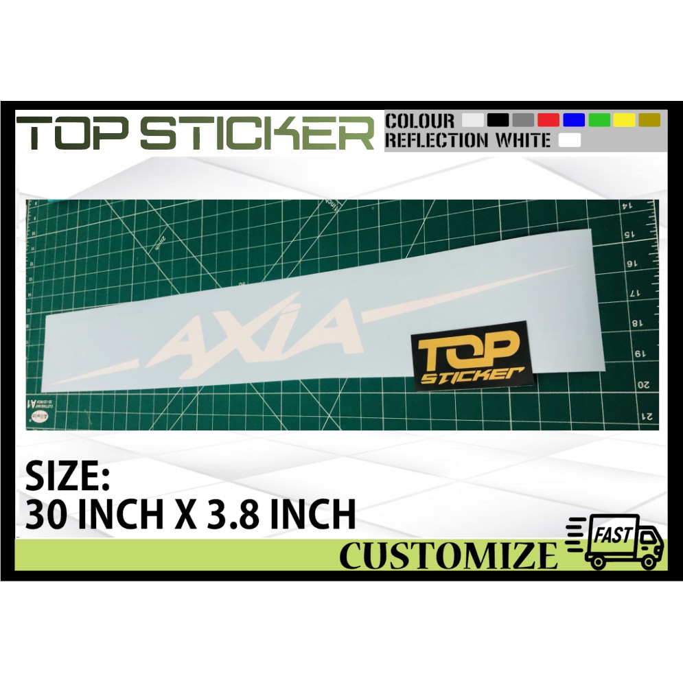 AXIA WINDSCREEN STICKER PERODUA WINDSHIELD STICKER KERETA | Shopee Malaysia