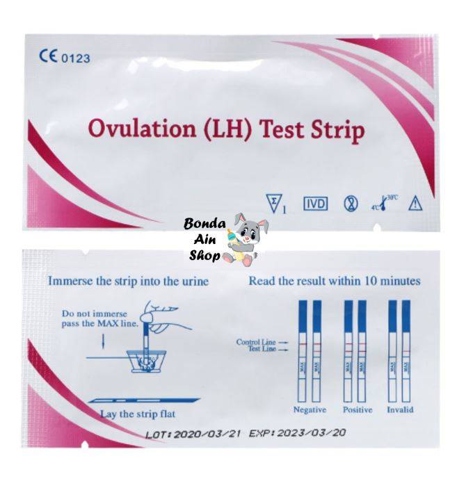 Opk Test Strip Pregnancy Ovulation Test Fertility Test Kit Uji Ujian