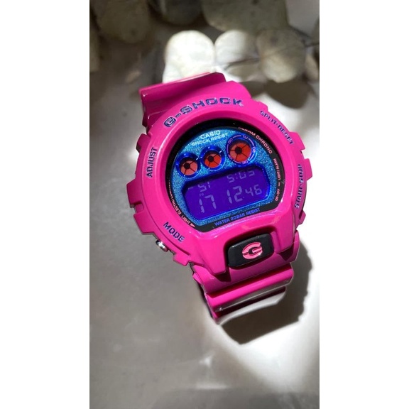G Shock Dw6900 Pink PL4 Autolight Cermin kaca g shock Pink dw 6900 jam tangan lelaki men watch men watch jam g shock Shopee Malaysia
